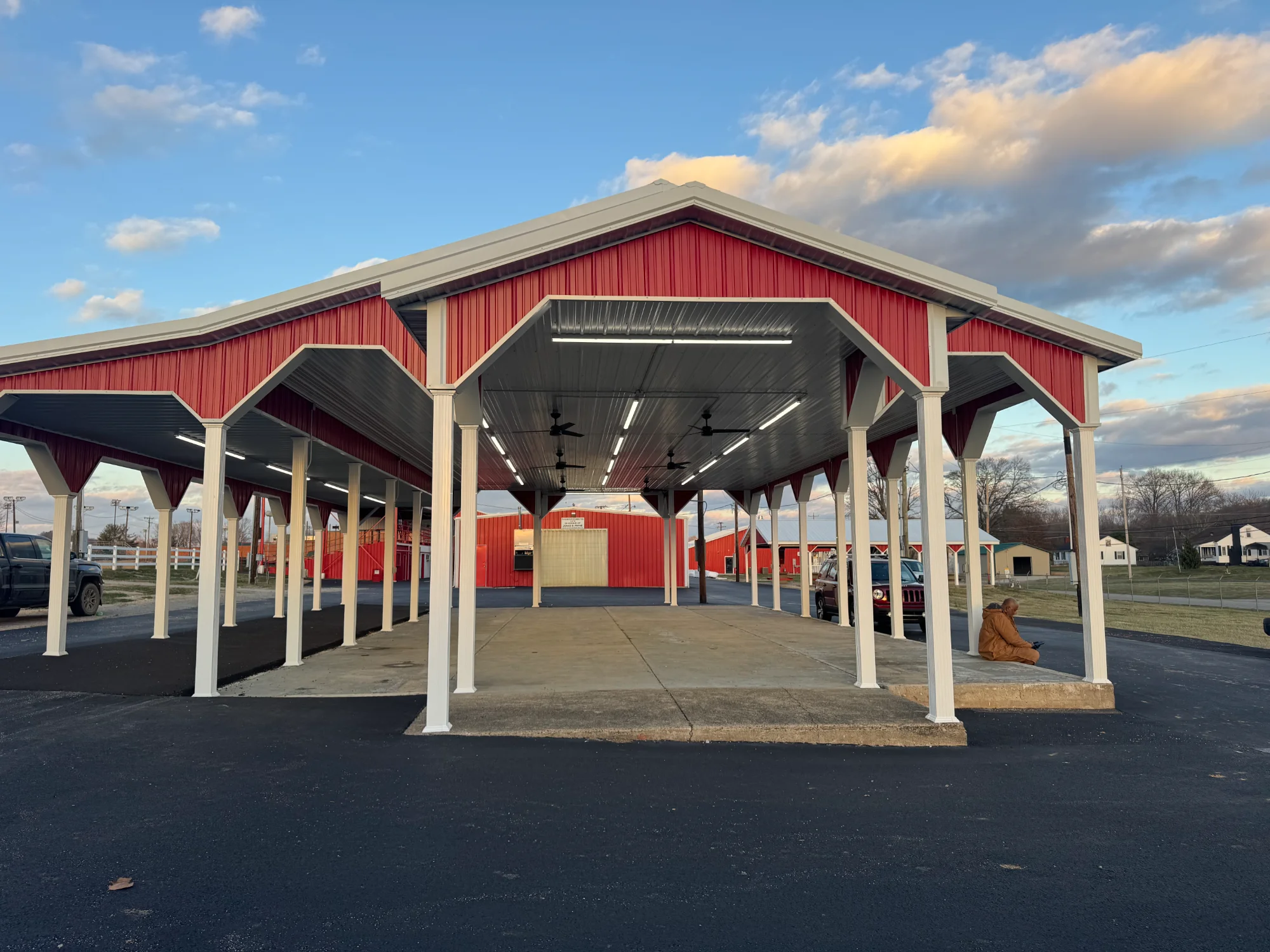 Commercial lighting installation